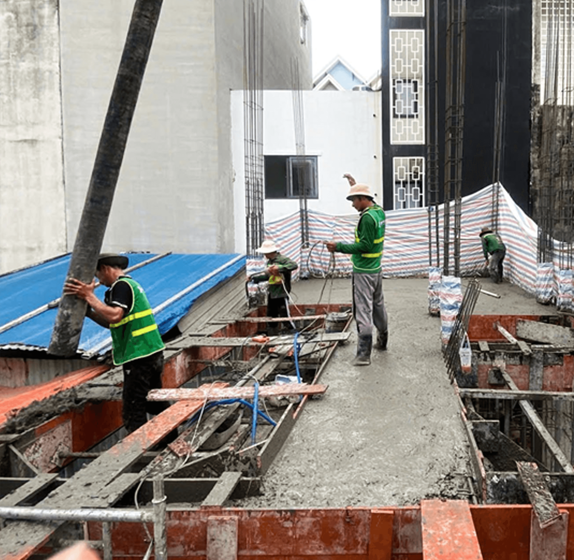 Đảm bảo đúng tiến độ thi công công trình
